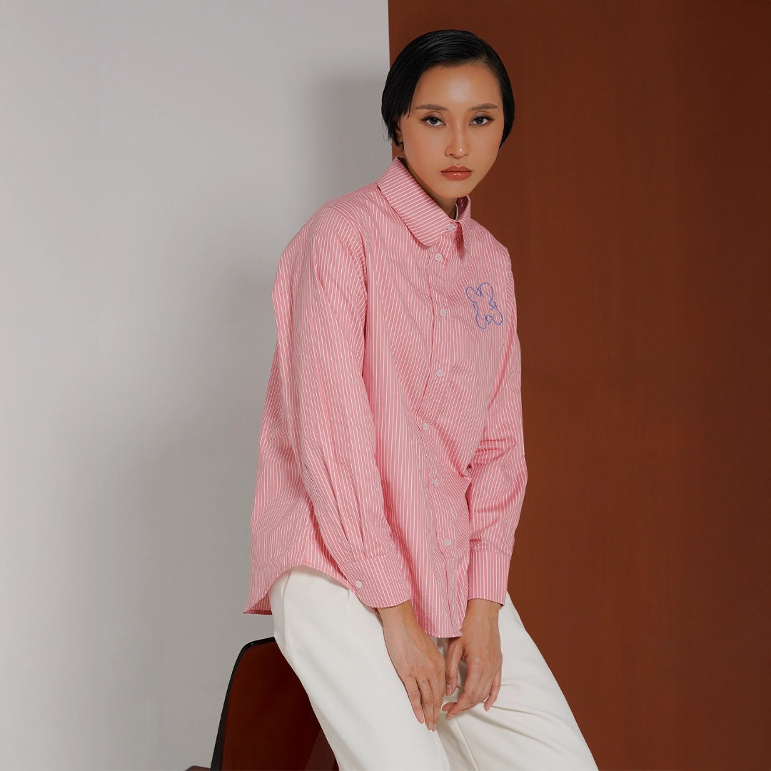 Finqya Top Stripe Flamingo