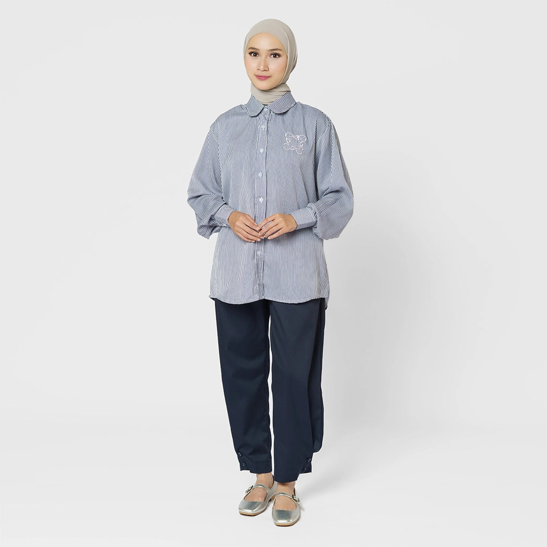 Finqya Top Stripe Indigo