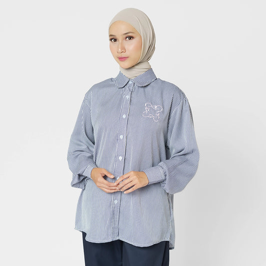 Finqya Top Stripe Indigo