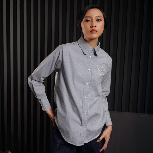 Finqya Top Stripe Pageant Blue