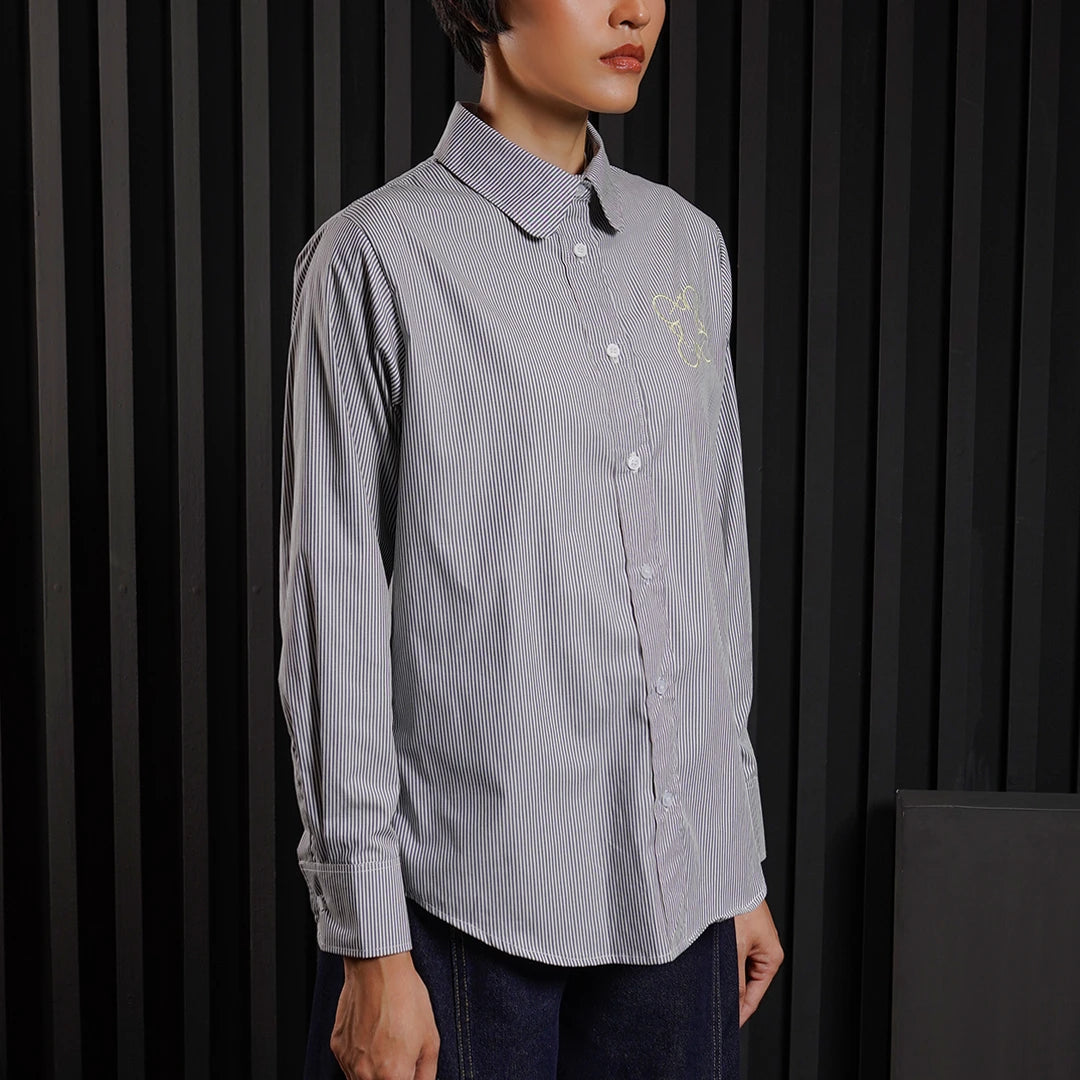 Finqya Top Stripe Pageant Blue