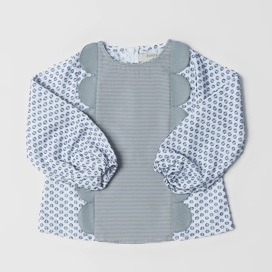 Renza Top Blue