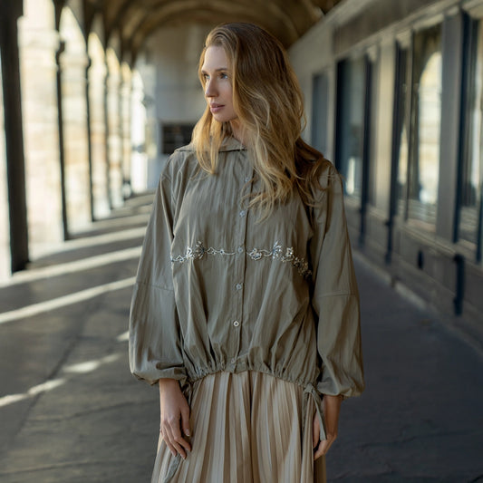 Hellen Top Burnt Olive