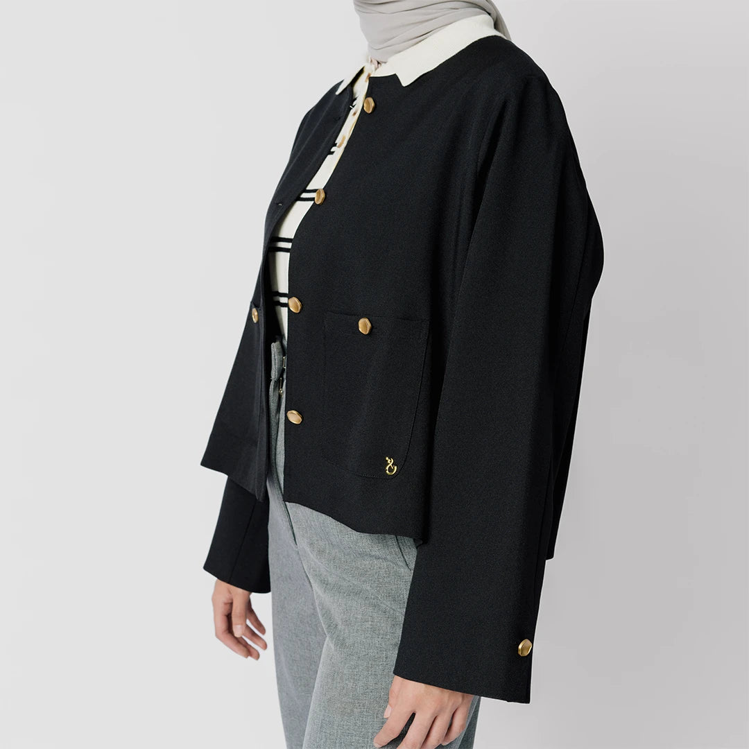 Indira Outer Black