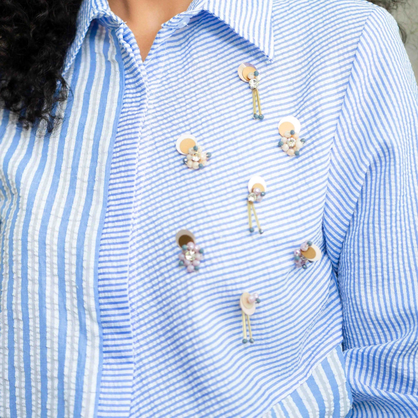 Aline Top Blue
