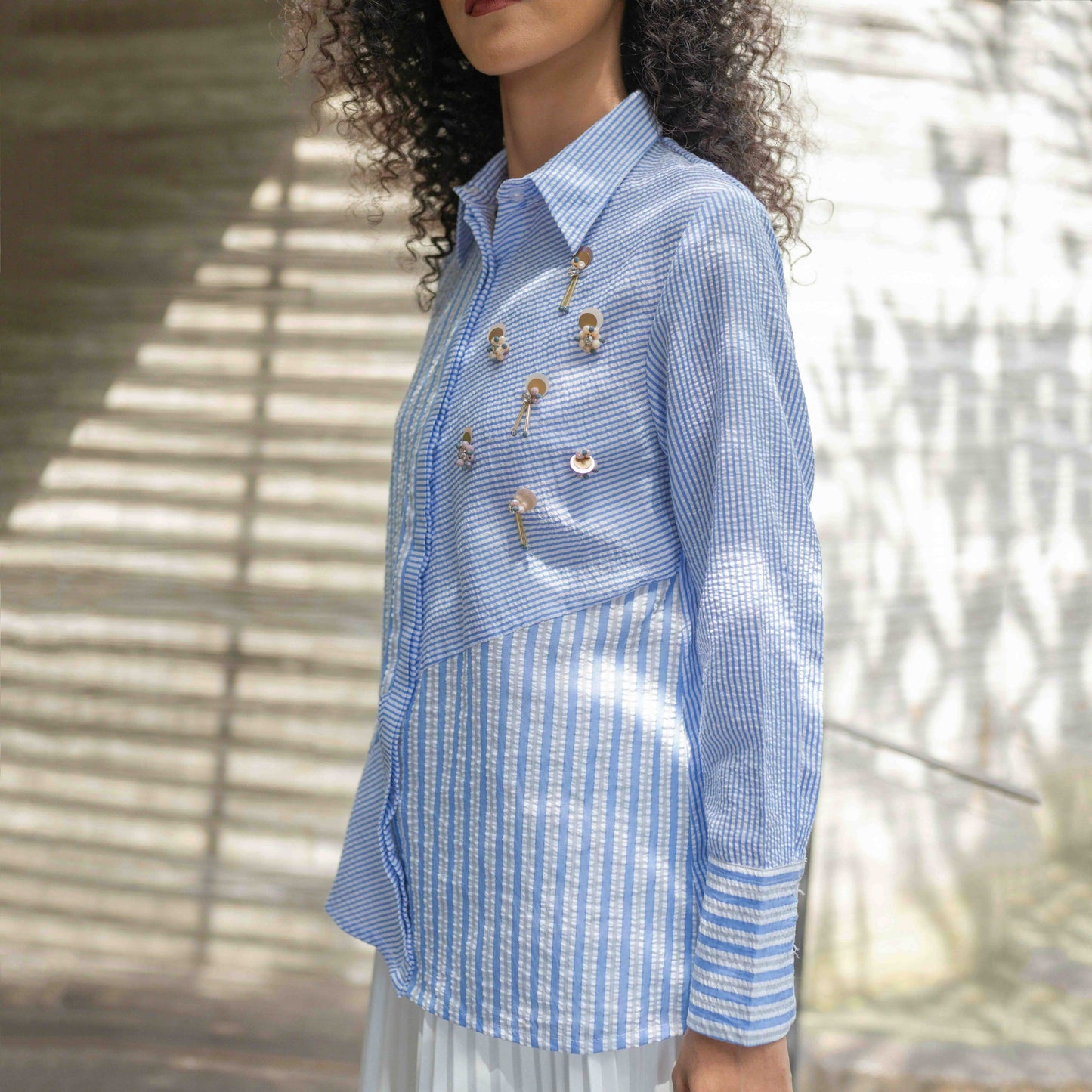 Aline Top Blue