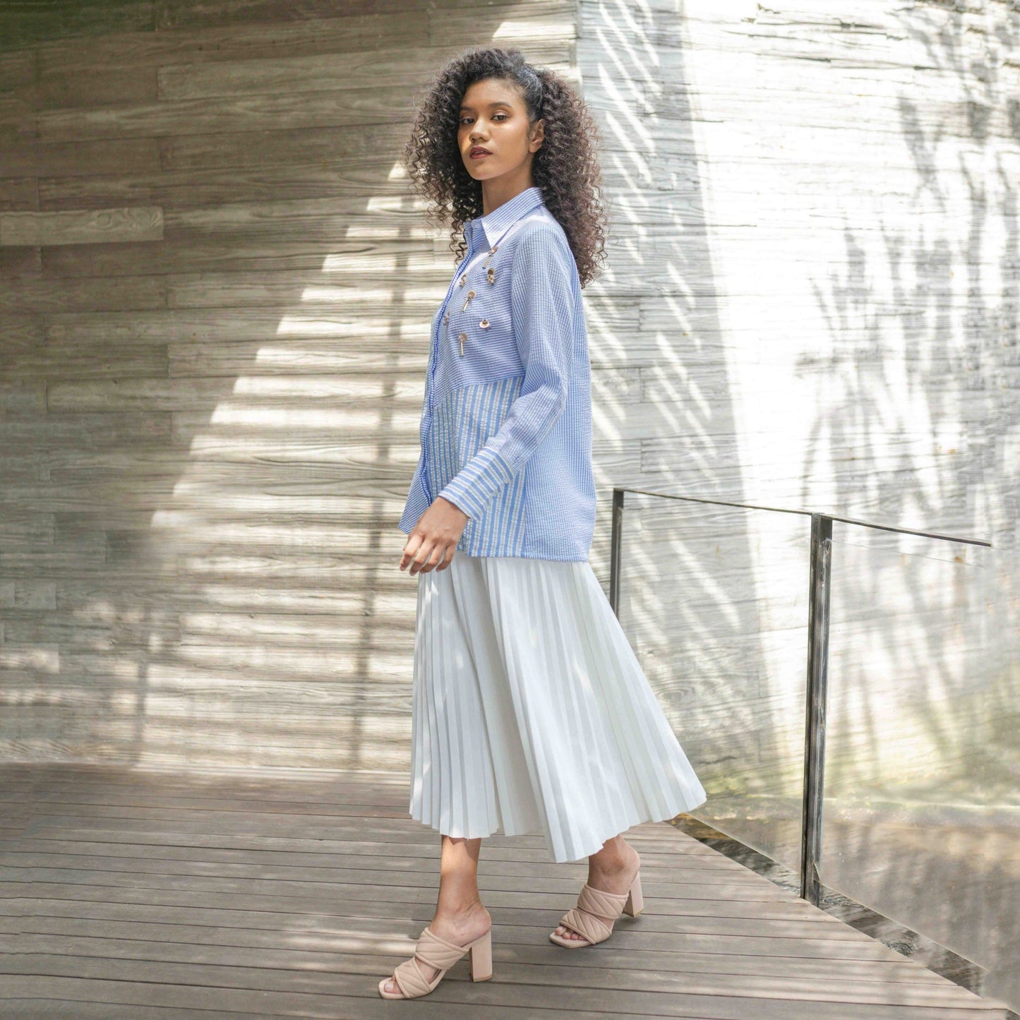 Aline Top Blue