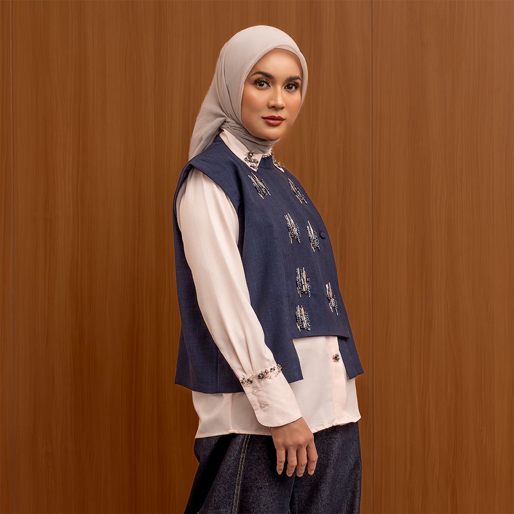 Elvara Vest Navy