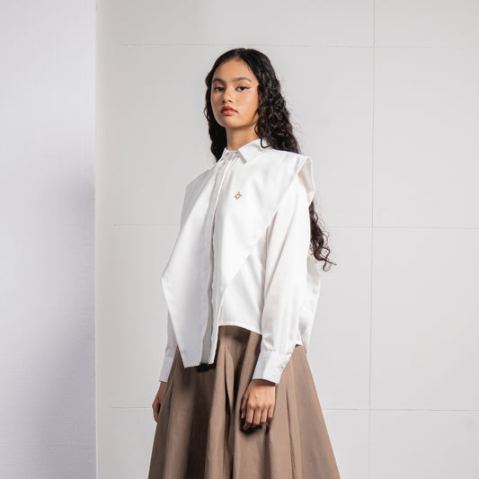 Glea Top Broken White