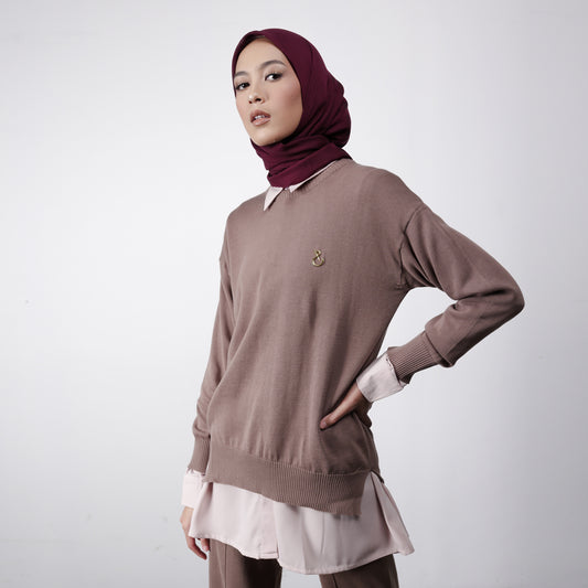 Kalea Sweater Dark Mocca