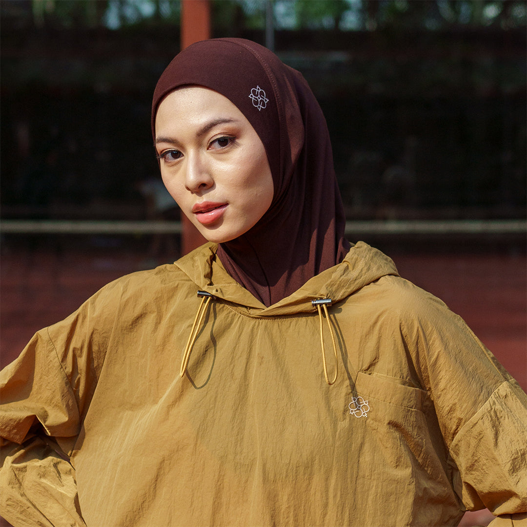 Leeza Sport Hijab Cacao