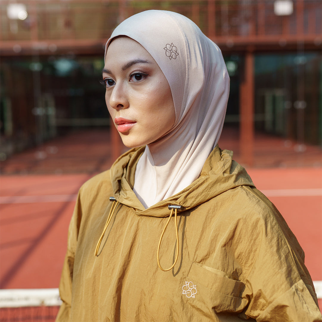 Leeza Sport Hijab Oatmeal