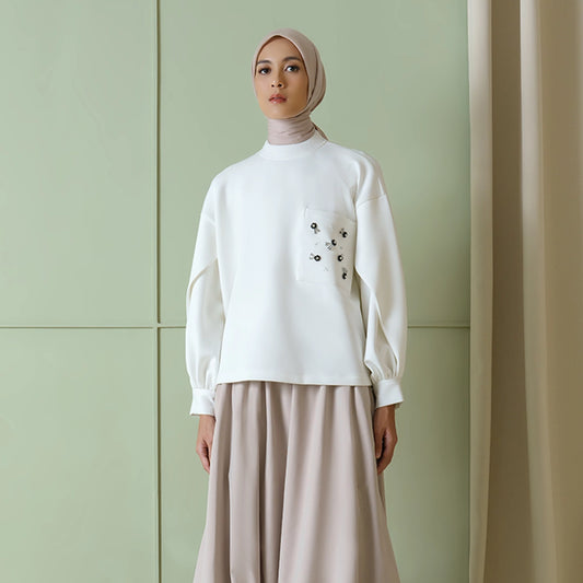 Loune Top Broken White