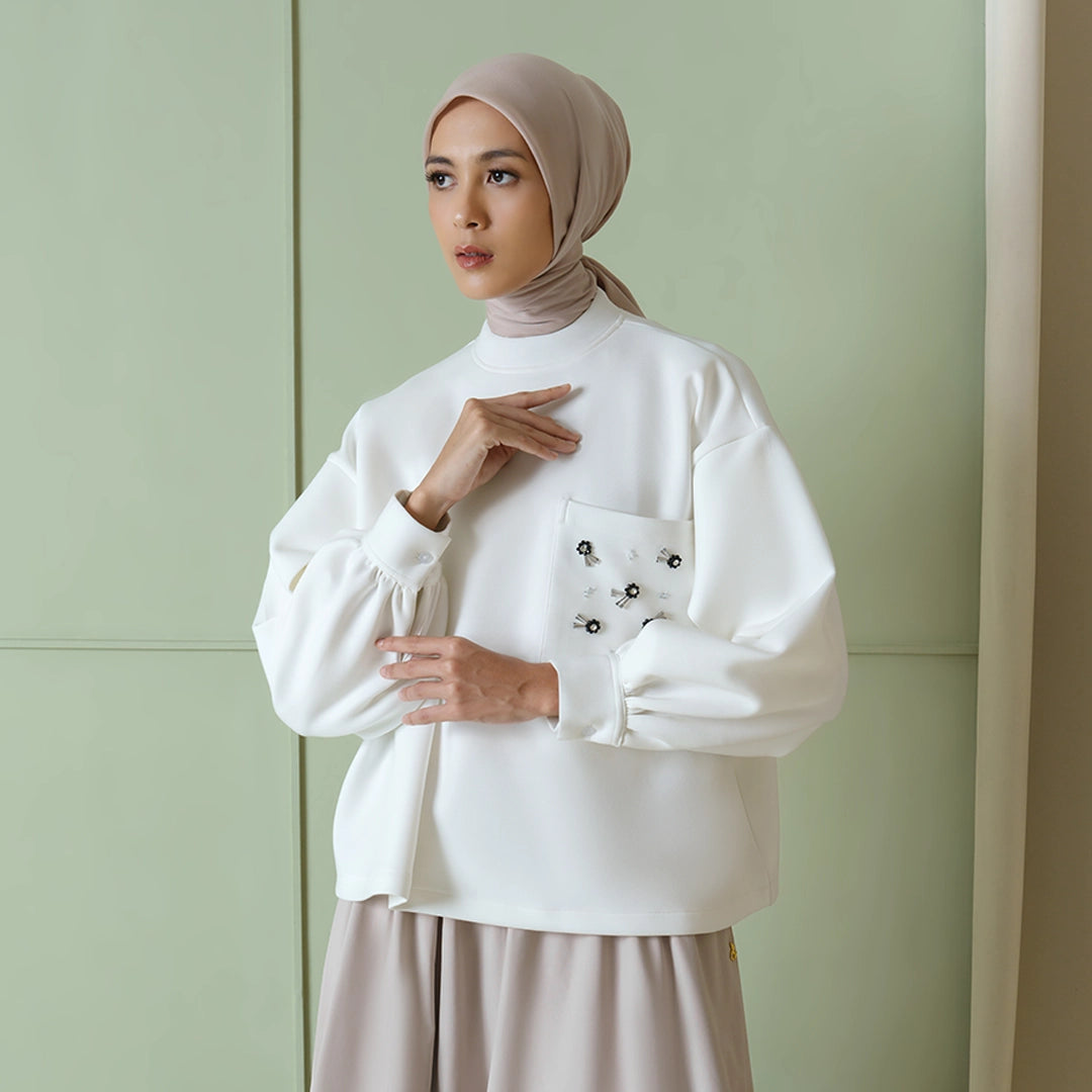 Loune Top Broken White
