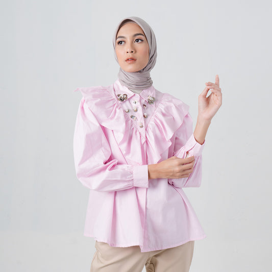 Bria Top Powder Pink