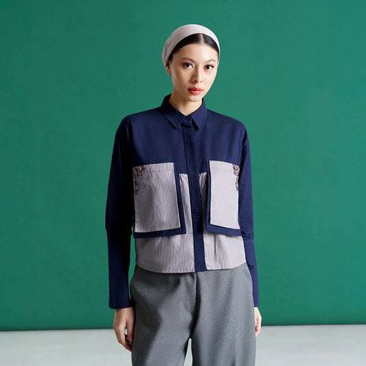 Merryn Top Pageant Blue