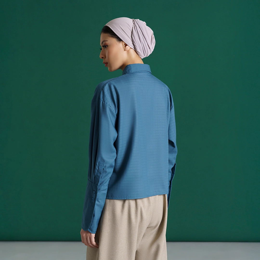 Merryn Top Teal Blue