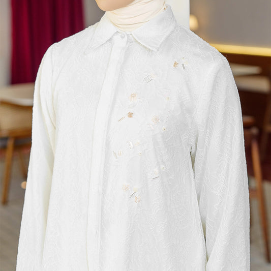 Nadine Dress Broken White