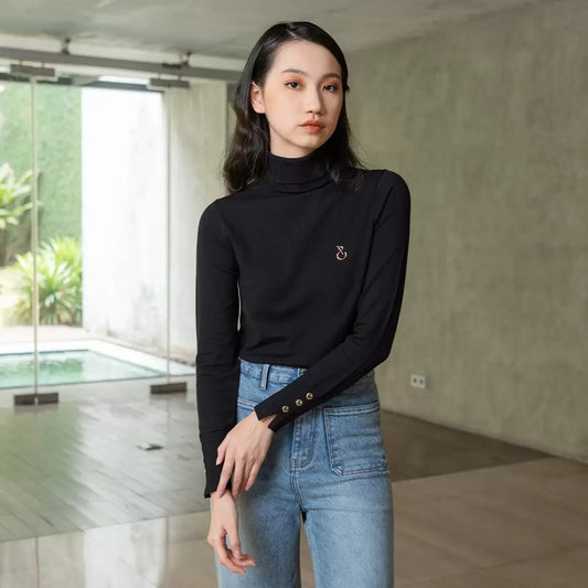 Nafa Turtleneck Phantom Black