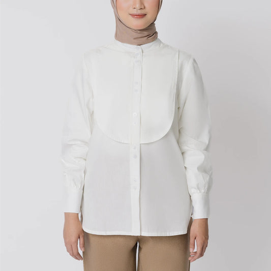 Ruby Top Broken White