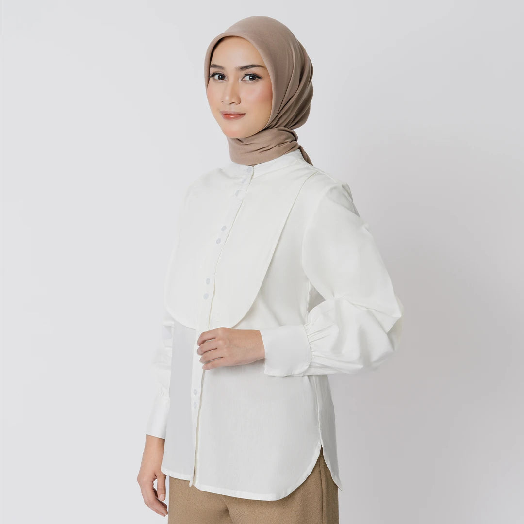 Ruby Top Broken White