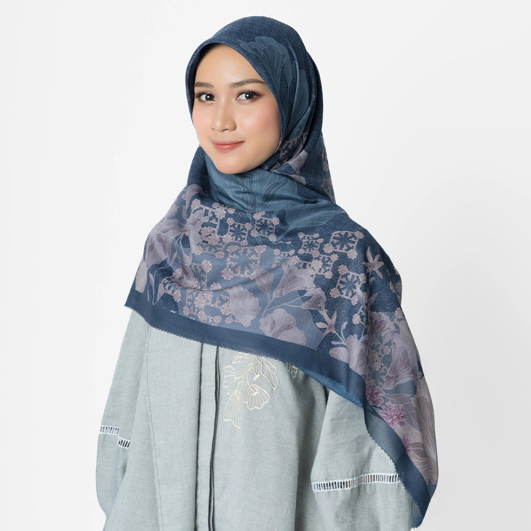 Salvia Scarf Cobalt