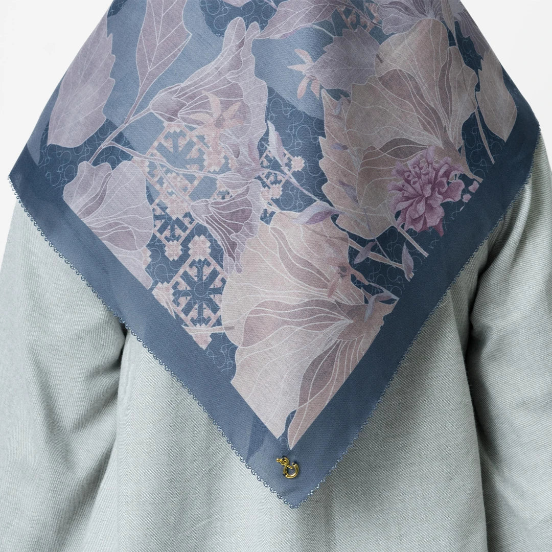Salvia Scarf Cobalt