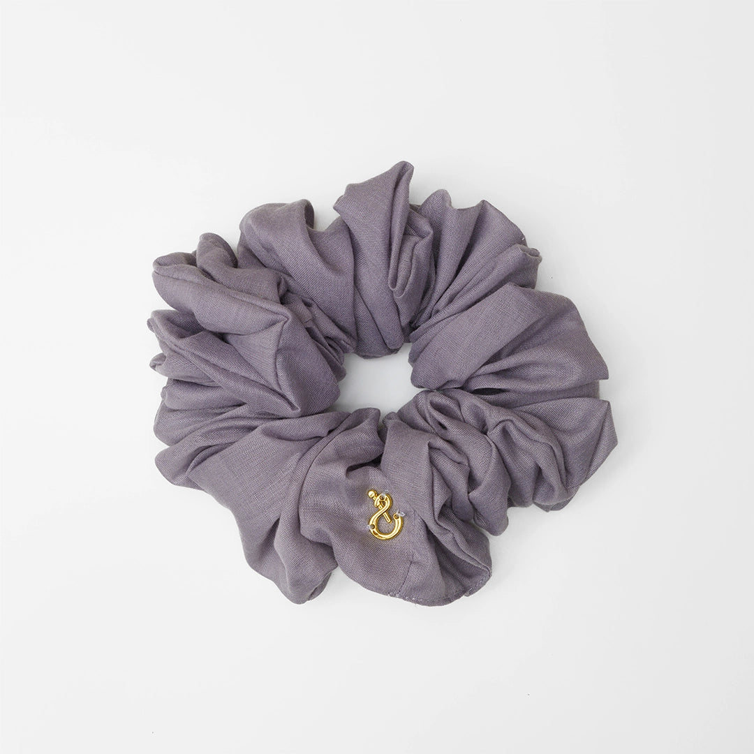 Ells Scrunchie Dark Grey