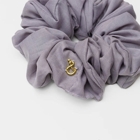 Ells Scrunchie Dark Grey