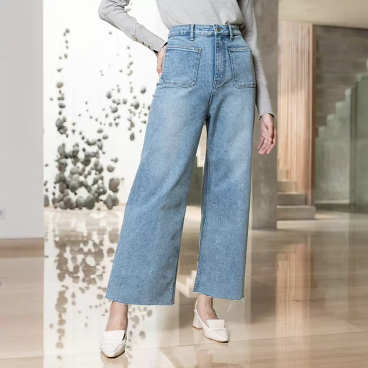 Solyn Pants Faded Denim