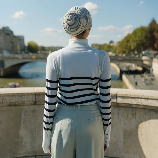 Nafa Turtleneck Stripe Pirate