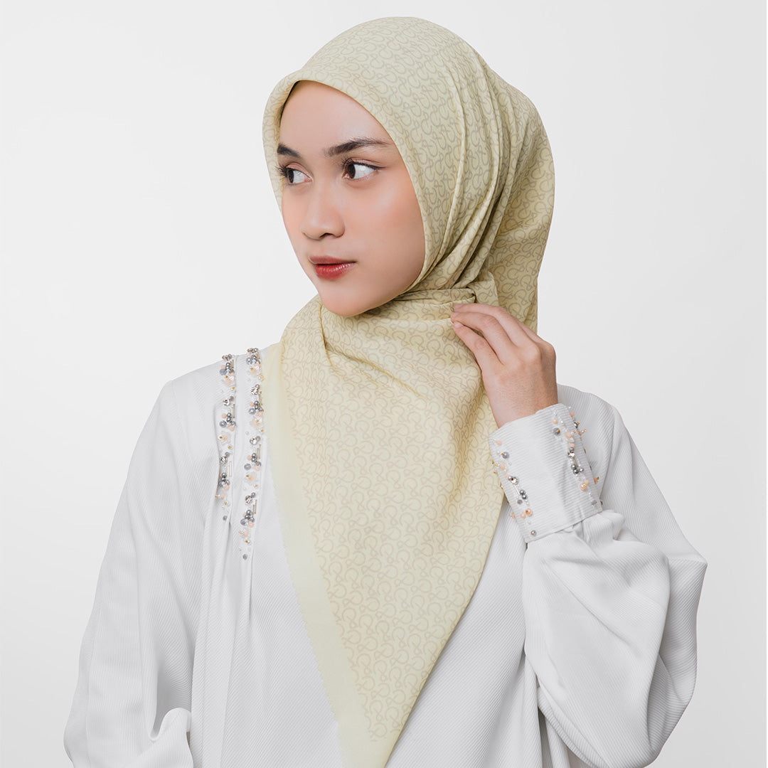Syera Scarf Taupe Yellow