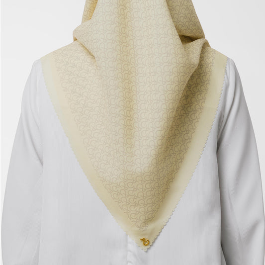 Syera Scarf Taupe Yellow