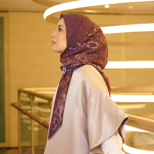 Shevara Scarf Deco Rose