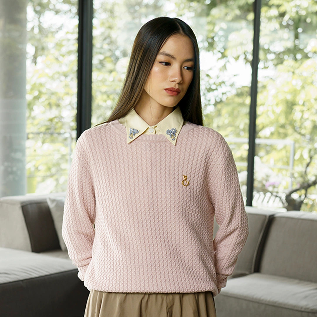 Vajeera Top Blush Pink
