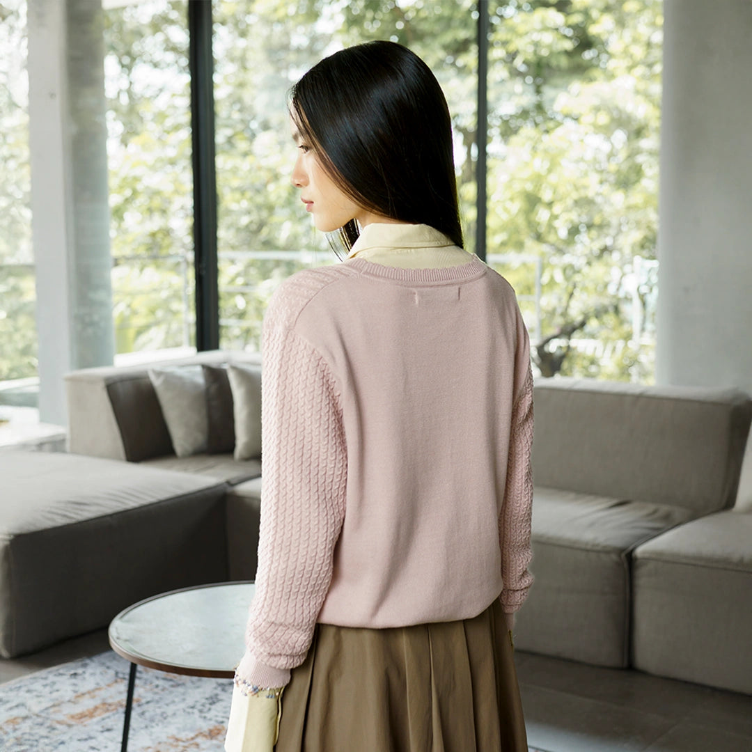 Vajeera Top Blush Pink