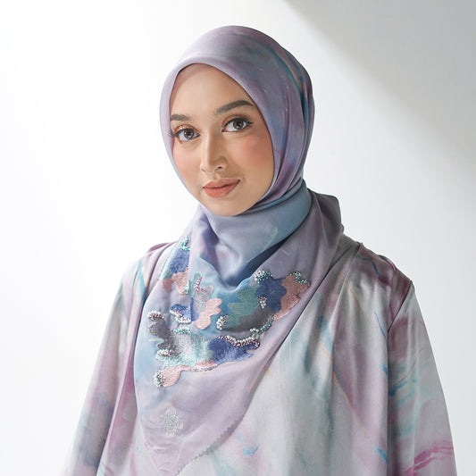 Veddira Scarf Alto Blue