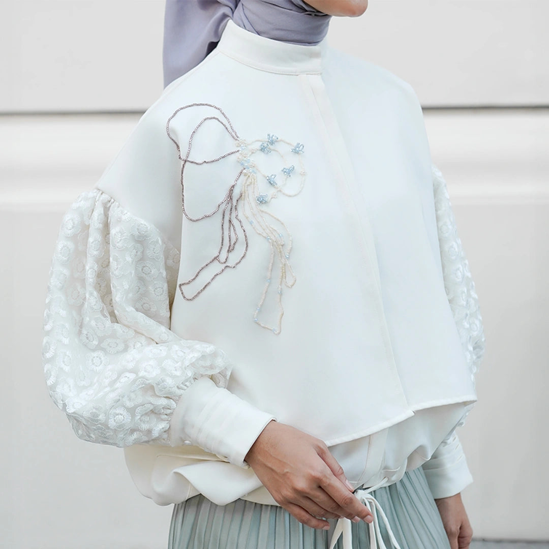 Arelle Top Broken White