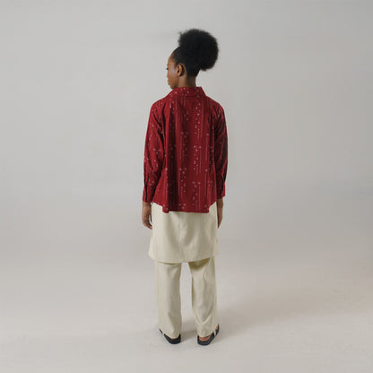 Reikara Top Maroon