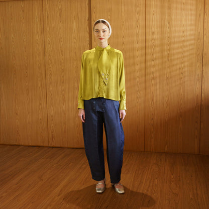 Reyyn Top Olive Gold