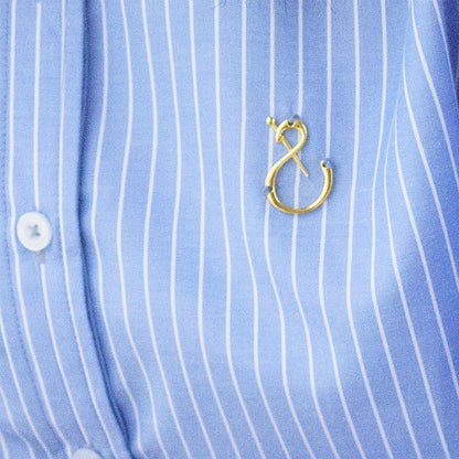 Athaya Top Stripe Blue