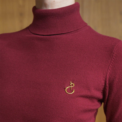 Nafa Turtleneck Dark Ruby