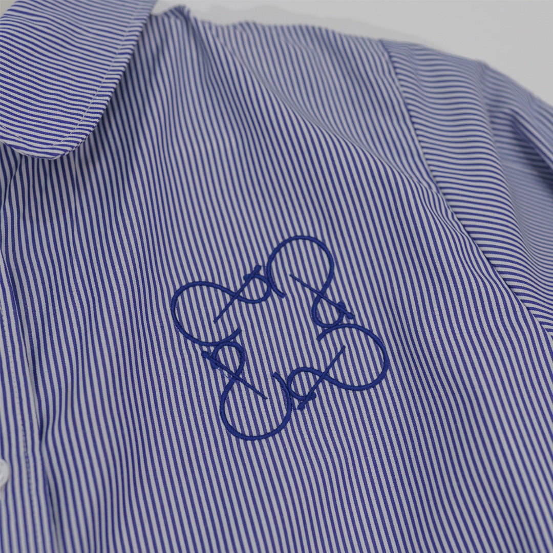 Finqya Top Stripe Royal Blue