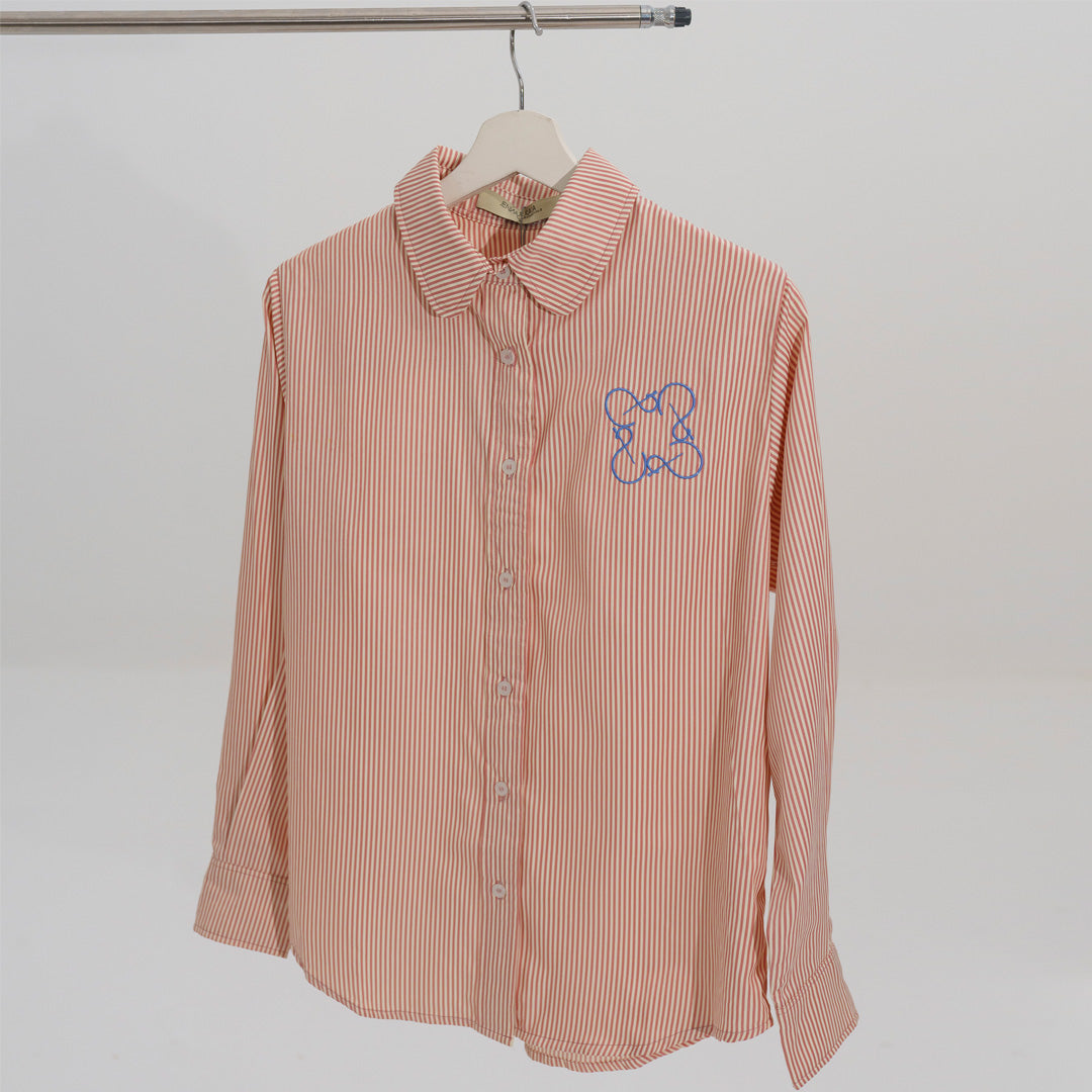 Finqya Top Stripe Rose