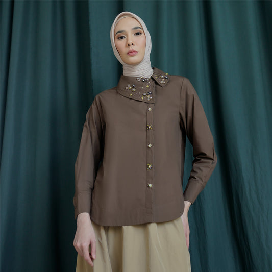 Akeira Top Truffle Brown