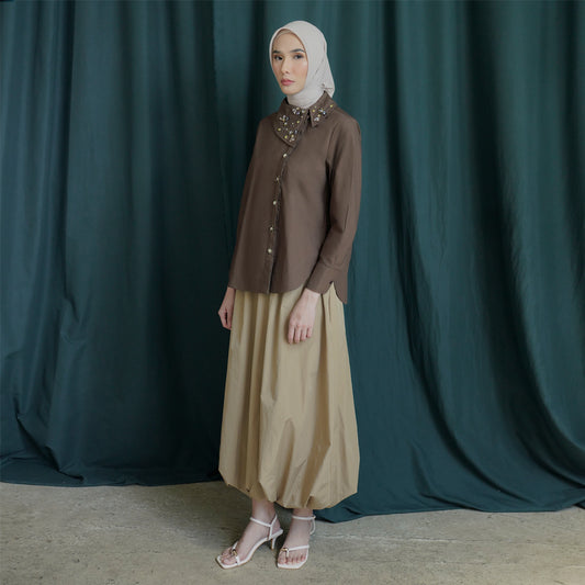Akeira Top Truffle Brown