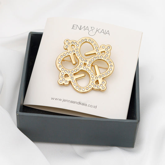 Jane Brooch Gold