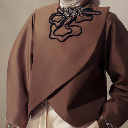 Vaelyn Top Dark Brown