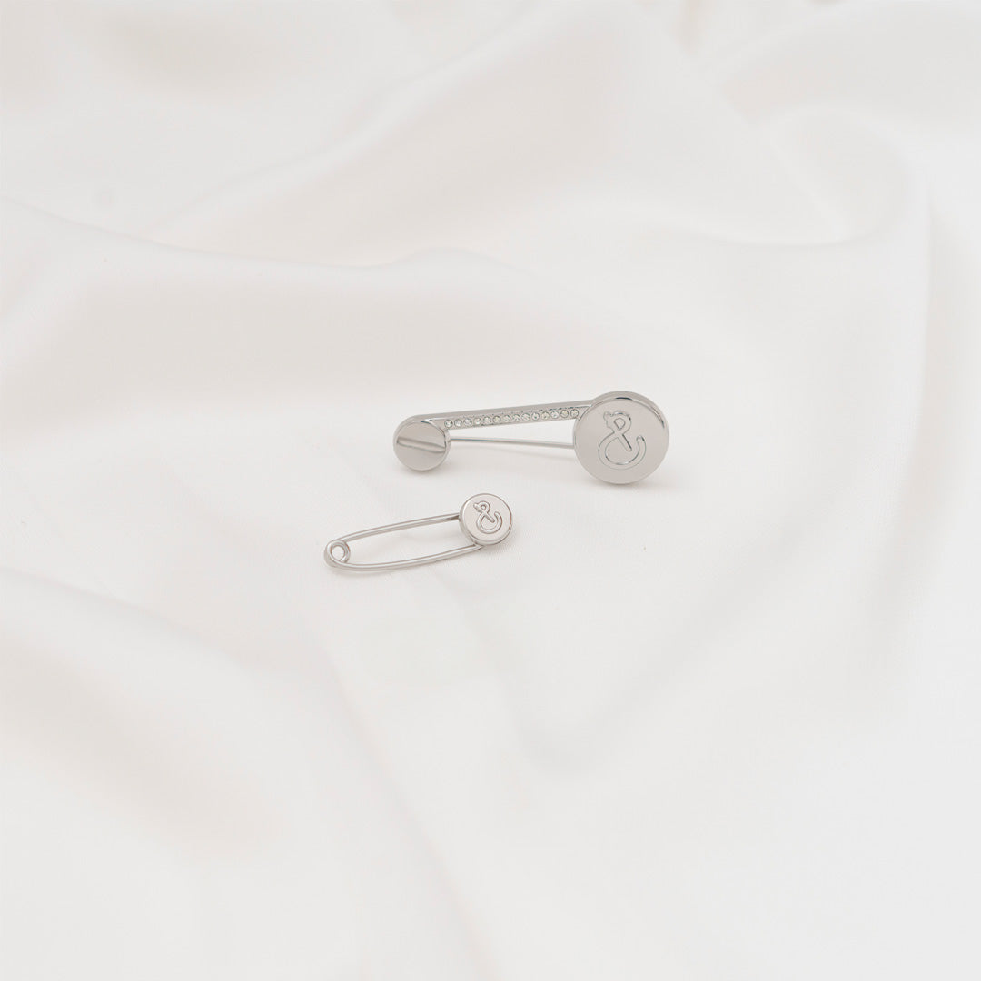 [BUNDLING] Meya and Nayla Safety Pin Silver