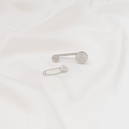 [BUNDLING] Meya and Nayla Safety Pin Silver